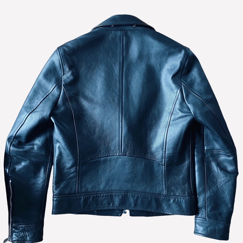 Paul Smith Men’s Moto Leather Jacket - Picture 2 of 4